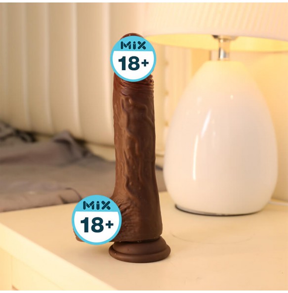 MizzZee - Wireless Thrusting Heated Vibrator Realistic Dildo (Multi-size Available)